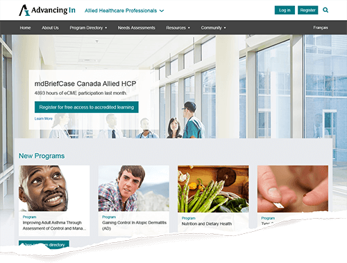 Site redesign: allied healthcare professional subdirectory