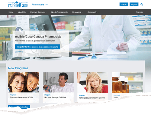 Site redesign: pharmacist subdirectory